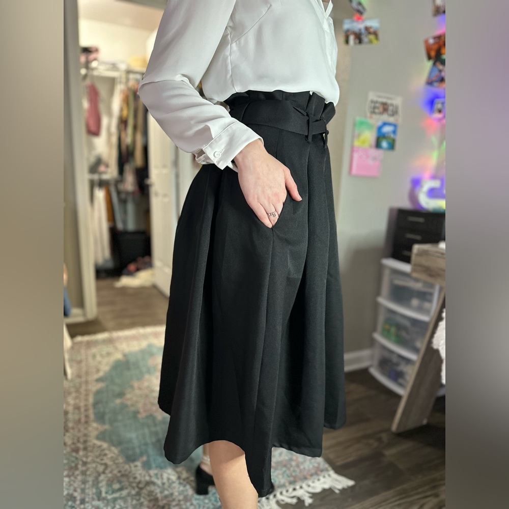 Long black skirt
